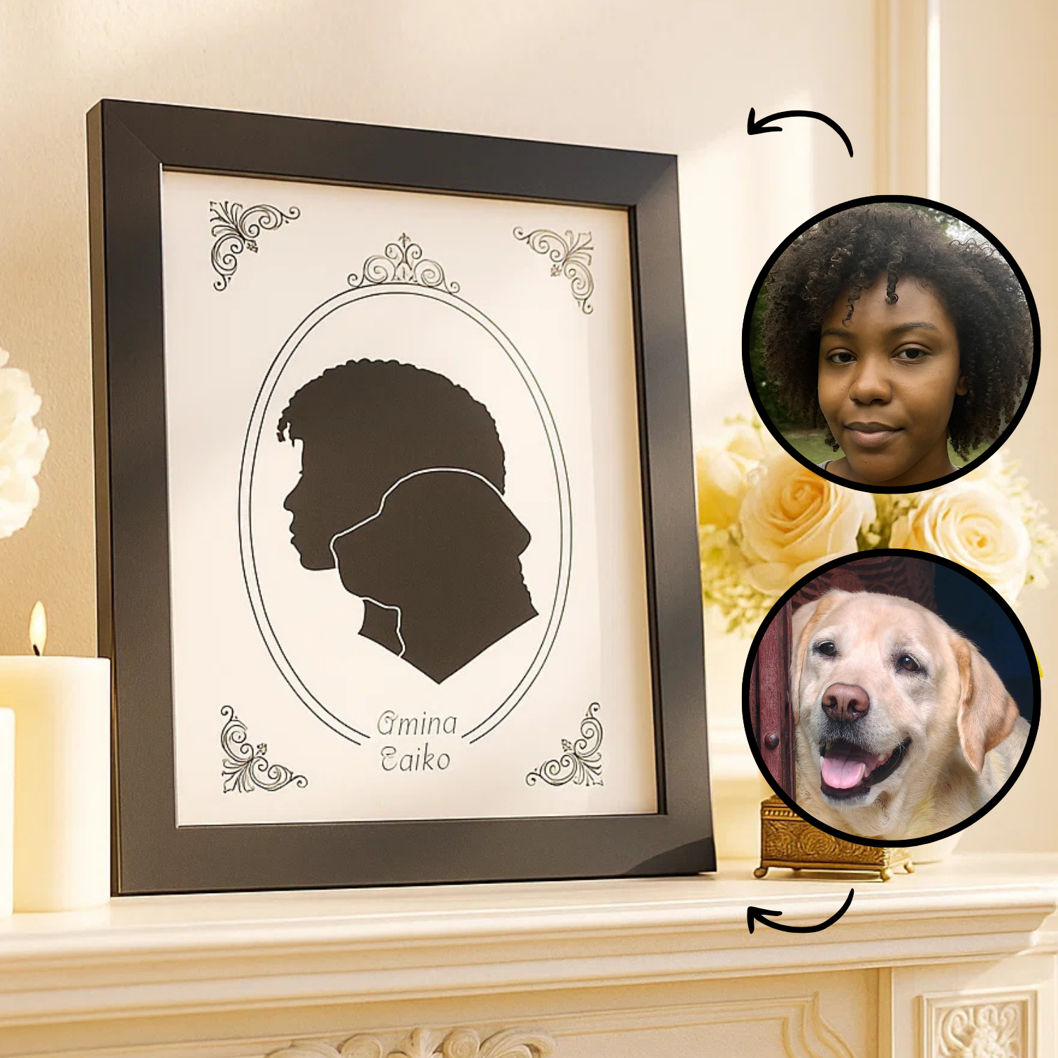 Silhouette victorienne personnalisée