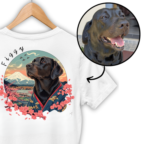 T-shirt portrait kimono de Figgy