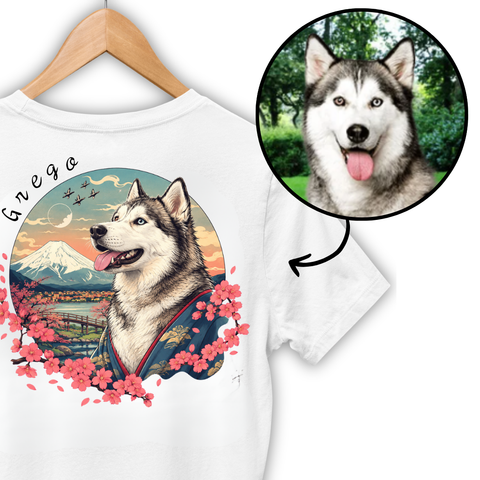 T-shirt portrait kimono de Grego