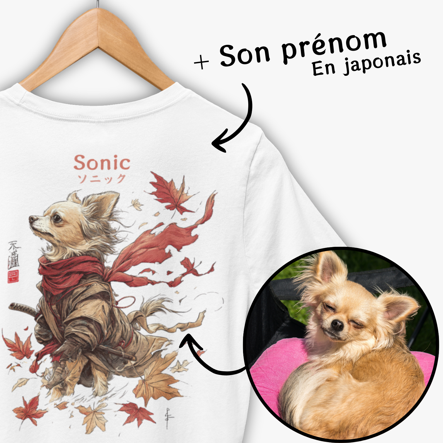 T-shirt Japon personnalisé