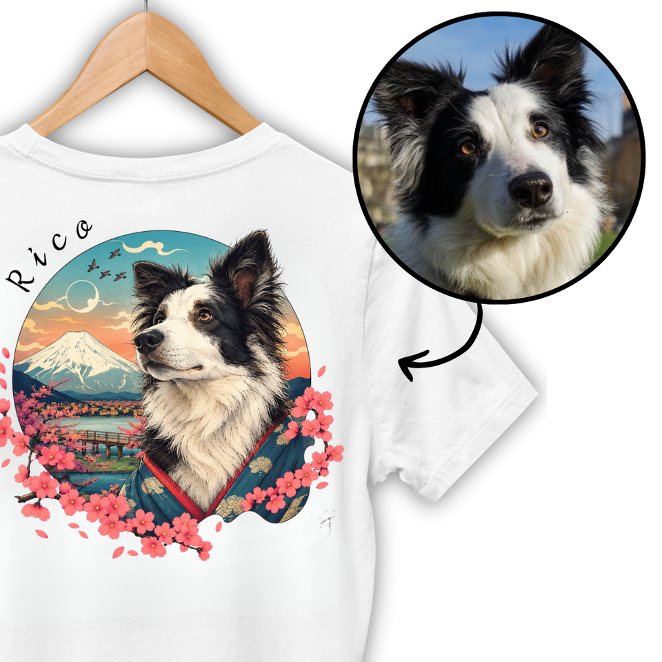 Exemple de t-shirt portrait kimono