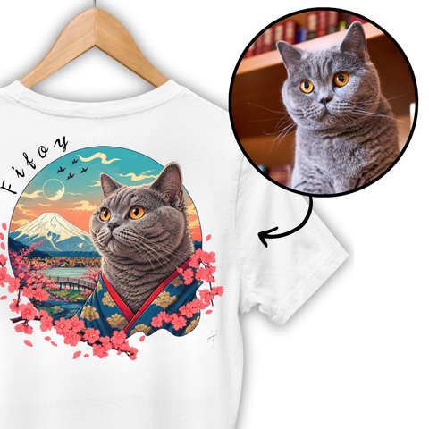 T-shirt portrait kimono de Fifoy