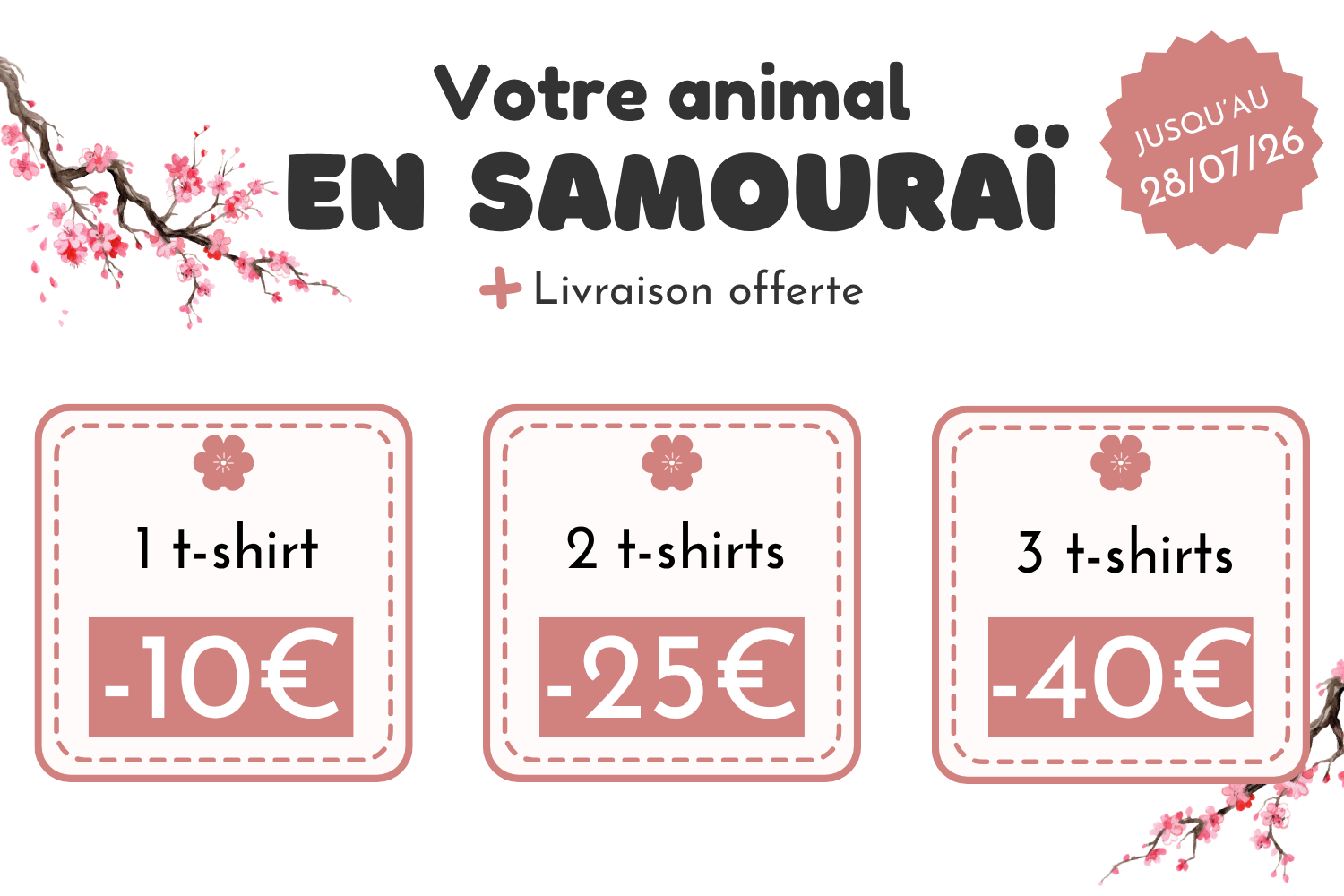 Votre animal en samouraï